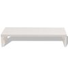 243661 vidaXL Monitor Stand Chipboard 60x23,5x12 cm White