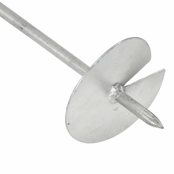 vidaXL Грунтові анкери 6 шт 10x60 см Оцинкований Метал