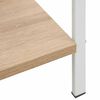 288221 vidaXL 3-Layer Book Shelf Oak 60x27,6x90,5 cm Chipboard