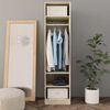 800237 vidaXL Wardrobe Sonoma Oak 50x50x200 cm Chipboard