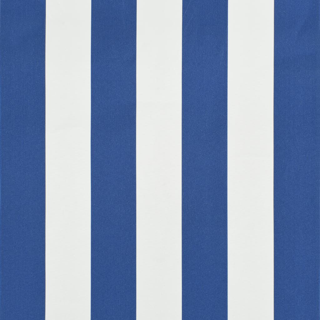 vidaXL Тент для Бістро Синій і Білий 400х120 см