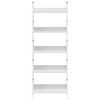 288228 vidaXL 5-Layer Book Shelf White 60x27,6x158,5 cm Chipboard