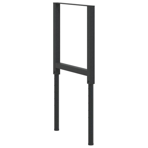 vidaXL Регульовані каркаси верстака 2 шт Чорний 55x(69-95,5) см Метал