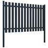 146471 vidaXL Fence Panel Anthracite 174,5x100 cm Powder-coated Steel