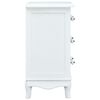 vidaXL Сервант з 4 Шухлядами Білий 65,5x35x68 см МДФ