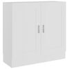 vidaXL Книжкова шафа Білий 82,5x30,5x80 см ДСП