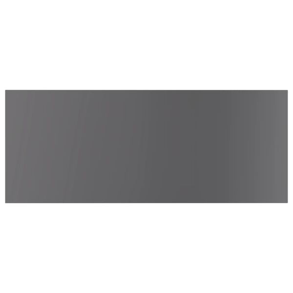 vidaXL Книжкові Полиці 4 шт Глянцевий Сірий 100x40x1,5 см ДСП