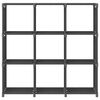 322612 vidaXL 9-Cube Display Shelf Grey 103x30x107,5 cm Fabric