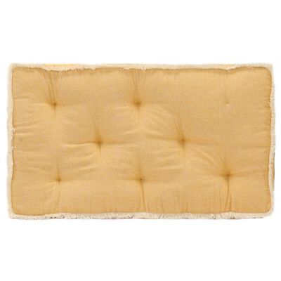 vidaXL Подушка для дивана з піддонів Жовтий 73х40х7 см