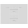 800684 vidaXL Sideboard White 88x30x65 cm Chipboard