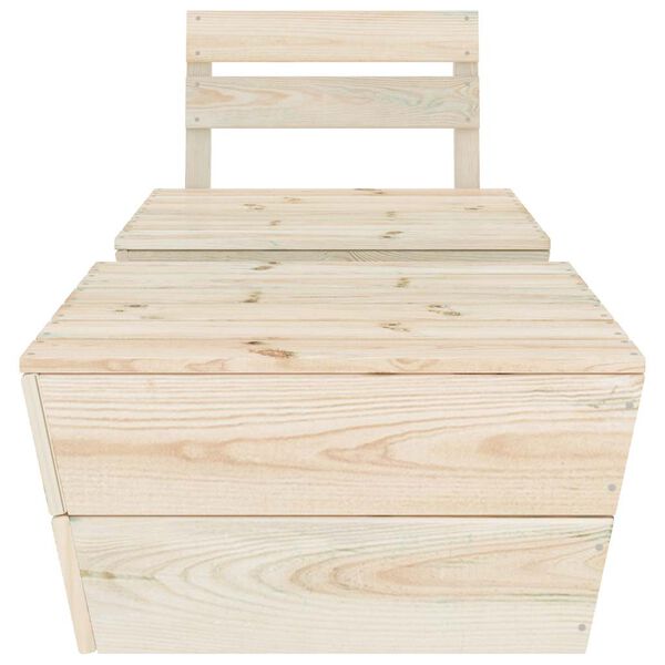 315636 vidaXL 2 Piece Garden Lounge Set Impregnated Spruce Wood