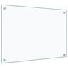 vidaXL Кухонний Фартух Прозорий 70x50 см Загартоване Скло