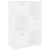 vidaXL Шафа для зберігання Білий 60x29,5x90 см ДСП