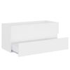804764 vidaXL Sink Cabinet White 100x38,5x45 cm Chipboard