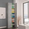 800301 vidaXL Office Cabinet Concrete Grey 60x32x190 cm Chipboard