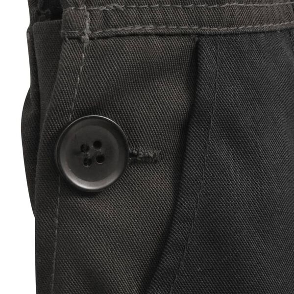 vidaXL Дитячий Напівкомбінезон Сірий Розмір 98/104