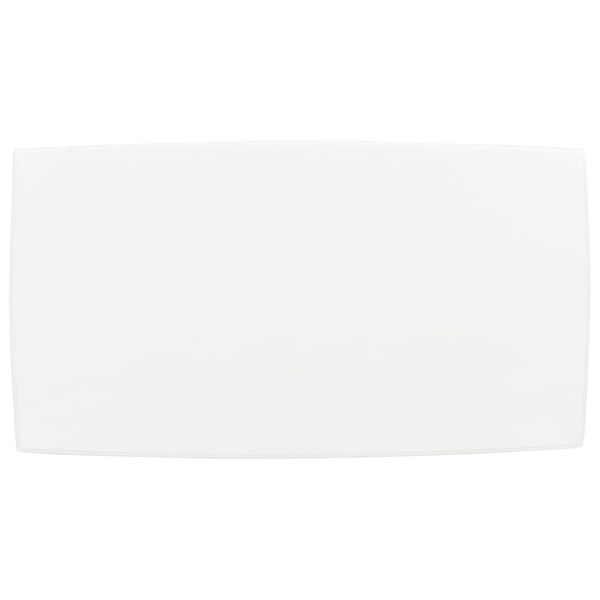 vidaXL Журнальний cтолик Білий 110x60x40 см Масив cосни