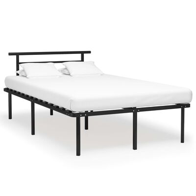 vidaXL Каркас ліжка Чорний 120x200 см Метал