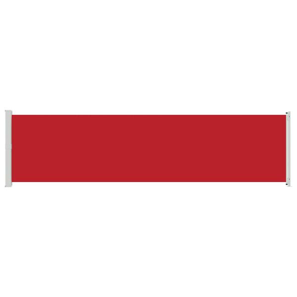 vidaXL Бічний Висувний Тент для Дворика Червоний 600х160 см