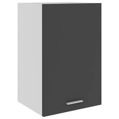 801254 vidaXL Hanging Cabinet Grey 39,5x31x60 cm Chipboard