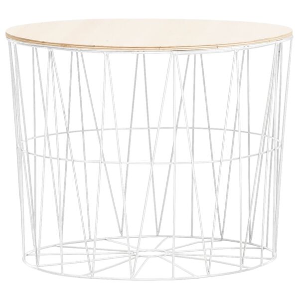 vidaXL Журнальні столики 4 шт Білий