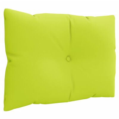 vidaXL Подушки для дивана з піддонів 3 шт Яскраво-зелений Тканина