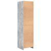 800238 vidaXL Wardrobe Concrete Grey 50x50x200 cm Chipboard