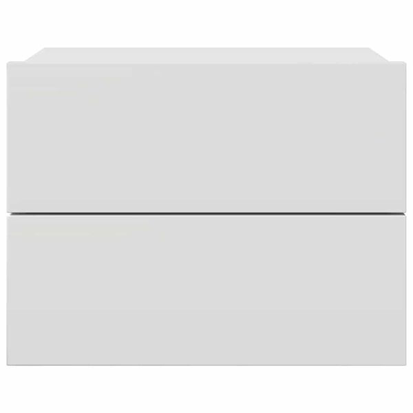 vidaXL Приліжкова тумба Білий 40x30x30 см ДСП