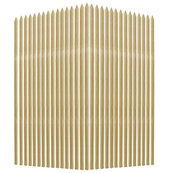 vidaXL Опори для Рослин 30 шт 2,8x2,8x150 см Просочена Сосна