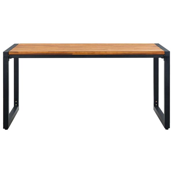 vidaXL Садовий Стіл з U-Подібними Ніжками 160x80x75 см Масив Акації