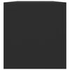vidaXL Ящик для вінілових платівок Чорний 71x34x36 см ДСП