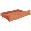 321987 vidaXL Bed Drawers 2 pcs Honey Brown Solid Pine Wood
