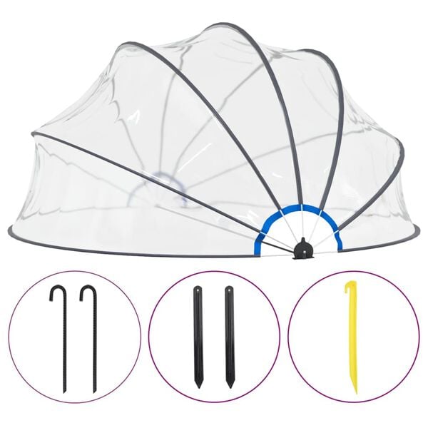 vidaXL Купол для Басейну 440x220 см