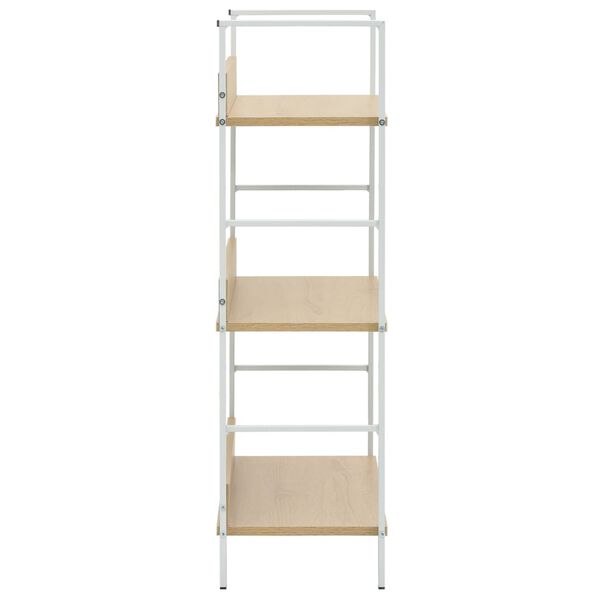 288221 vidaXL 3-Layer Book Shelf Oak 60x27,6x90,5 cm Chipboard