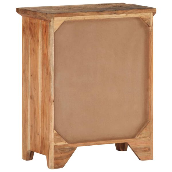 vidaXL Сервант 60x33x75 см Масив Акації та Відновленої Деревини