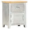 286600 vidaXL Aviator Bedside Cabinet 40x30x50 cm Solid Mango Wood