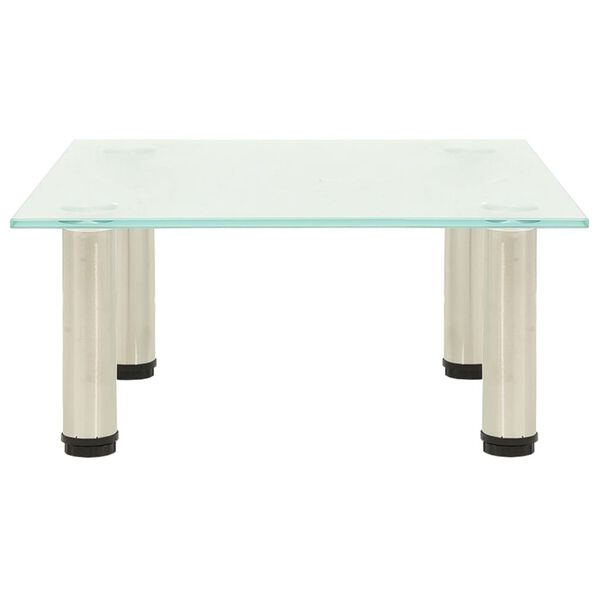 vidaXL Підставка під Телевізор Матовий 40x35x17 см Загартоване Скло