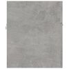 804669 vidaXL Sink Cabinet Concrete Grey 90x38,5x46 cm Chipboard