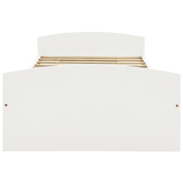 vidaXL Каркас Ліжка з 2 Шухлядами Білий 90х200 см Масив Сосни