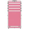 vidaXL Валіза для Косметики Рожевий Алюміній