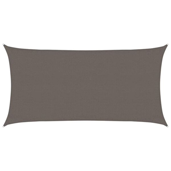 vidaXL Сонцезахисний Навіс Антрацит 3x6 м ПВЩ 160 г/м²