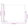 vidaXL Бічний Висувний Тент для Дворика Чорний 220x300 см