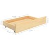 321985 vidaXL Bed Drawers 2 pcs Solid Pine Wood