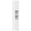vidaXL Шафа для ванної кімнати Білий 30x30x183,5 см ДСП