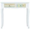 vidaXL Консольний стіл Білий 80x40x74 см Дерево