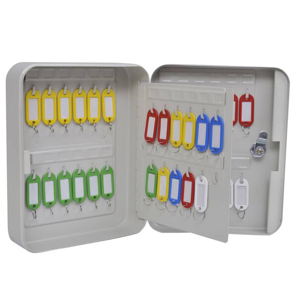 vidaXL Скринька для Ключів з 48 Брелоками