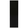 vidaXL Книжкова шафа Чорний 98x30x98 см ДСП
