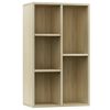 vidaXL Книжкова шафа/Сервант Дуб сонома 50x25x80 см ДСП