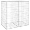 vidaXL Стіна з Габіонів з Кришками 100x60x100 см Оцинкована Сталь