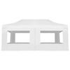 vidaXL Професійний Розкладний Святковий Намет з Боковинами Білий 6х3 м